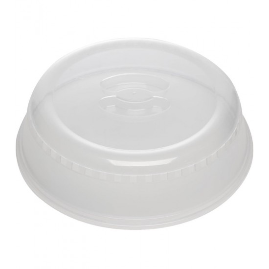 Tampa 26x6,5cm Protetora De Alimentos Para Micro-Ondas De Plástico